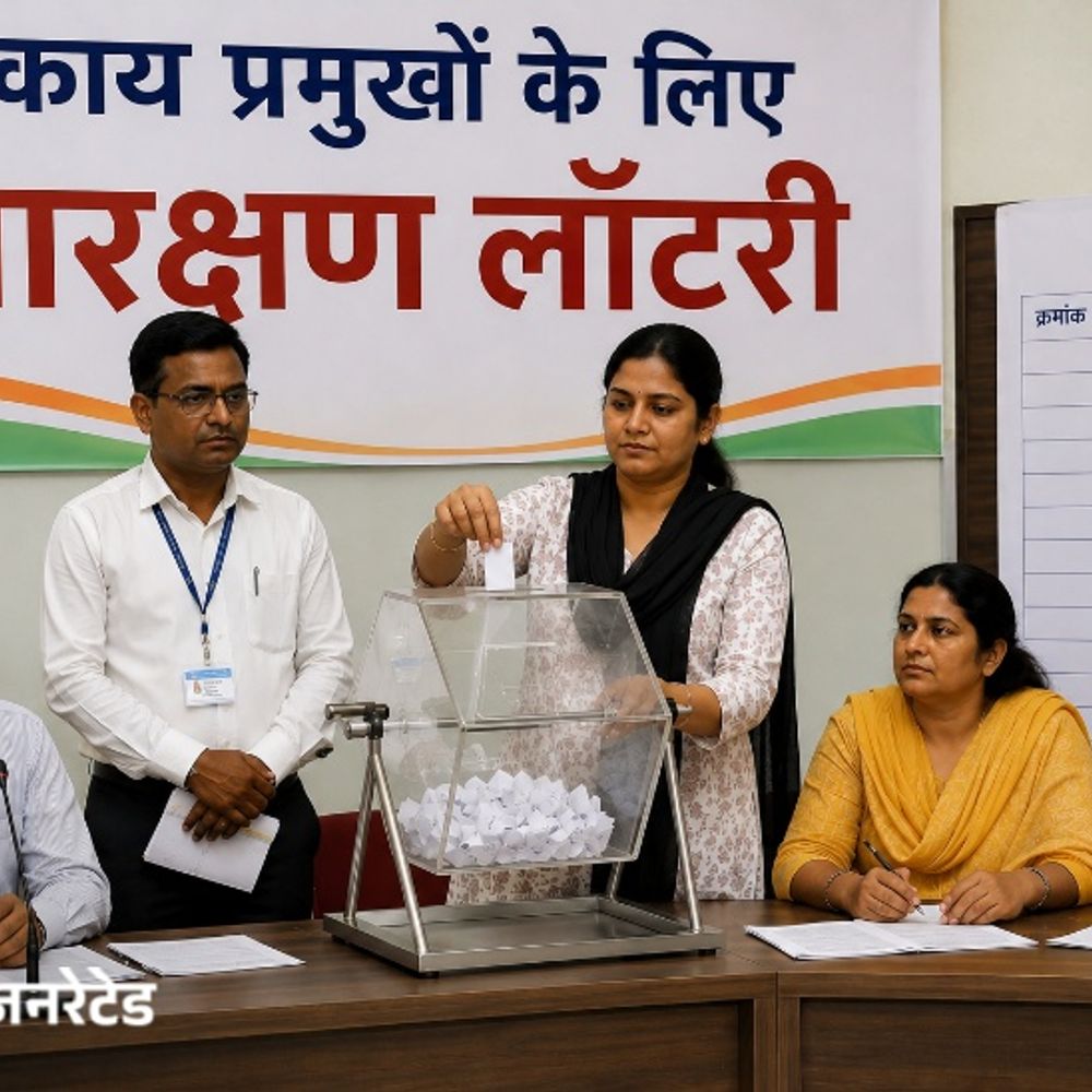 निकाय प्रमुखों के लिए आरक्षण लॉटरी 13 अगस्त को:स्वायत्त शासन विभाग ने सभी प्रमुख पार्टियों को भेजा पत्र