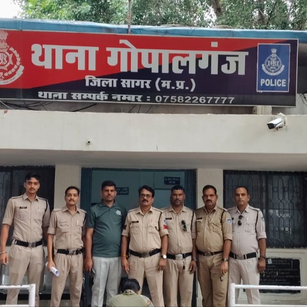 सागर पुलिस ने 22 साल से फरार स्थाई वारंटी पकड़ा:28 साल की उम्र में किया था अपराध, 65 की उम्र में पकड़ाया, जगह बदलकर रह रहा था
