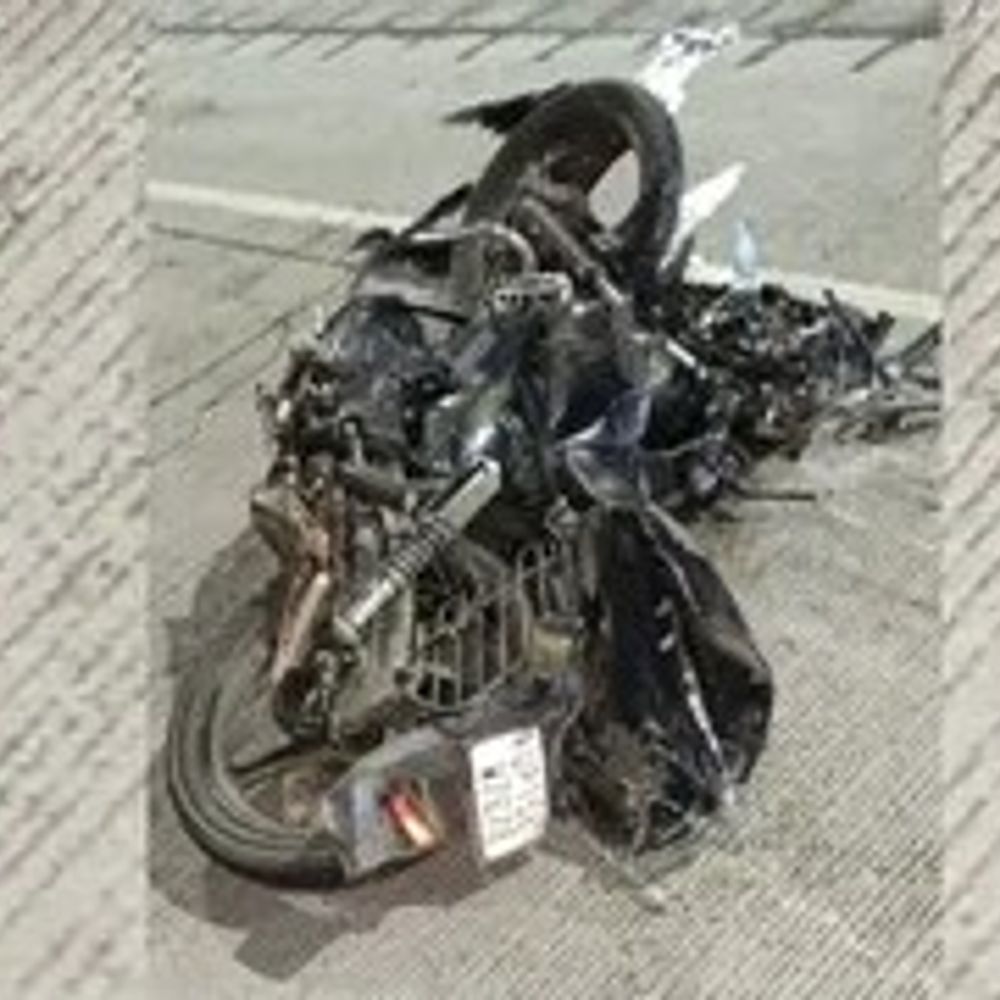 हापुड़ में बस की टक्कर से बाइक सवार की मौत:ड्राइविंग लाइसेंस से हुई पहचान, फ्लाईओवर पर हुआ हादसा