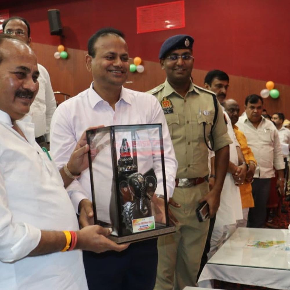 आजमगढ़ में बोले सरकार के मंत्री दारा सिंह चौहान:देश के बंटवारे के दर्द को कभी नहीं बुलाया जा सकता
