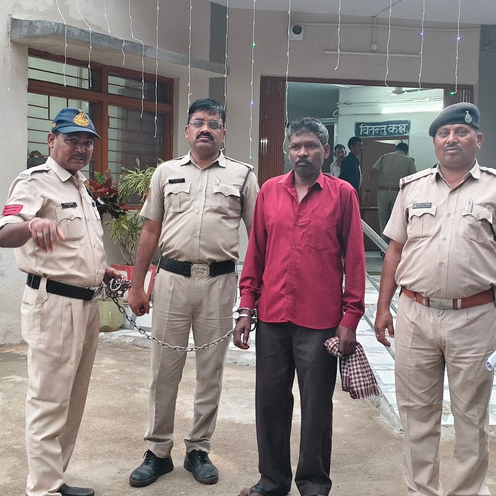 अनूपपुर में जमीन विवाद: भतीजे की हत्या:आरोपी चाचा खेत से गिरफ्तार, न्यायालय ने जेल भेजा