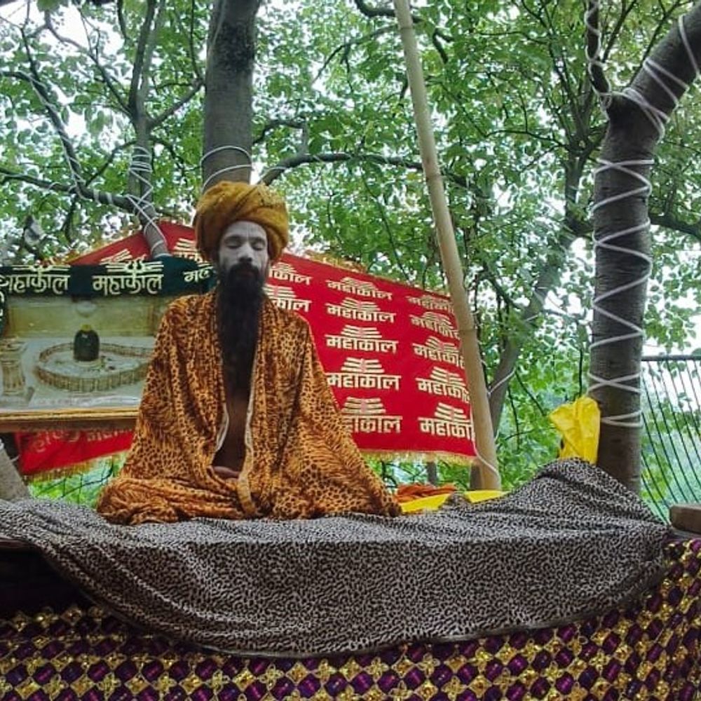 
                 पीपल के पेड़ पर मचान बनाकर तप कर रहे...‘टाइगर बाबा’:24 में 23 घंटे रहते हैं ऊपर, चातुर्मास पूरा होने तक यहीं रहेंगे 
            