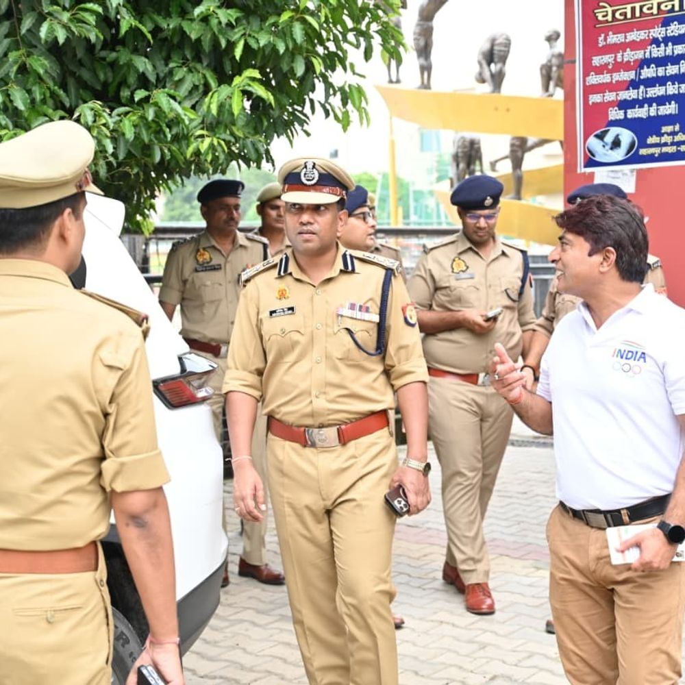 सहारनपुर में अग्निवीर परीक्षा से पहले पुलिस अलर्ट:DIG ने स्टेडियम का निरीक्षण कर सुरक्षा और ट्रैफिक व्यवस्था पर दिए निर्देश