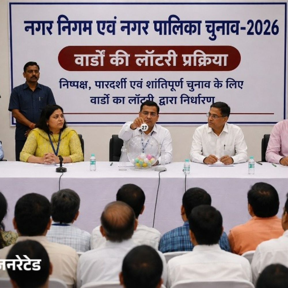 नगर परिषद और जिला परिषद वार्डों की लॉटरी कल:सुबह 11 बजे से शाम 5 बजे तक प्रक्रिया चलेगी, जानें लॉटरी का पूरा शेड्यूल