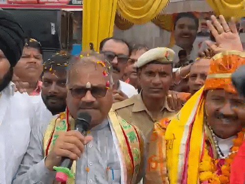 कानपुर पहुंचे कानपुर-बुंदेलखंड क्षेत्रीय प्रभारी:शंकर लाल लोधी बोले- एक-एक कार्यकर्ता को प्रणाम करता हूं