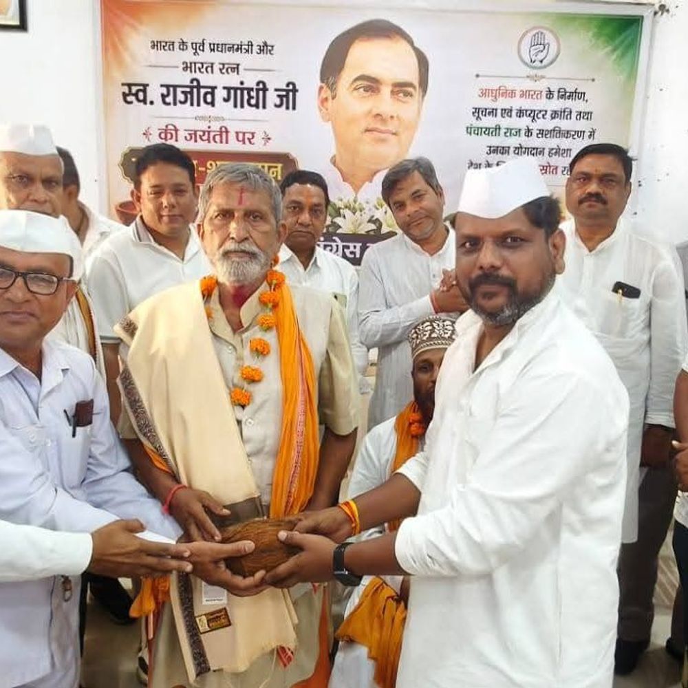 राजीव गांधी जयंती पर कांग्रेस सेवादल का सद्भावना मार्च:अनूपपुर में हुई सर्वधर्म प्रार्थना सभा; पूर्व प्रधानमंत्री को बताया आधुनिक भारत का निर्माता