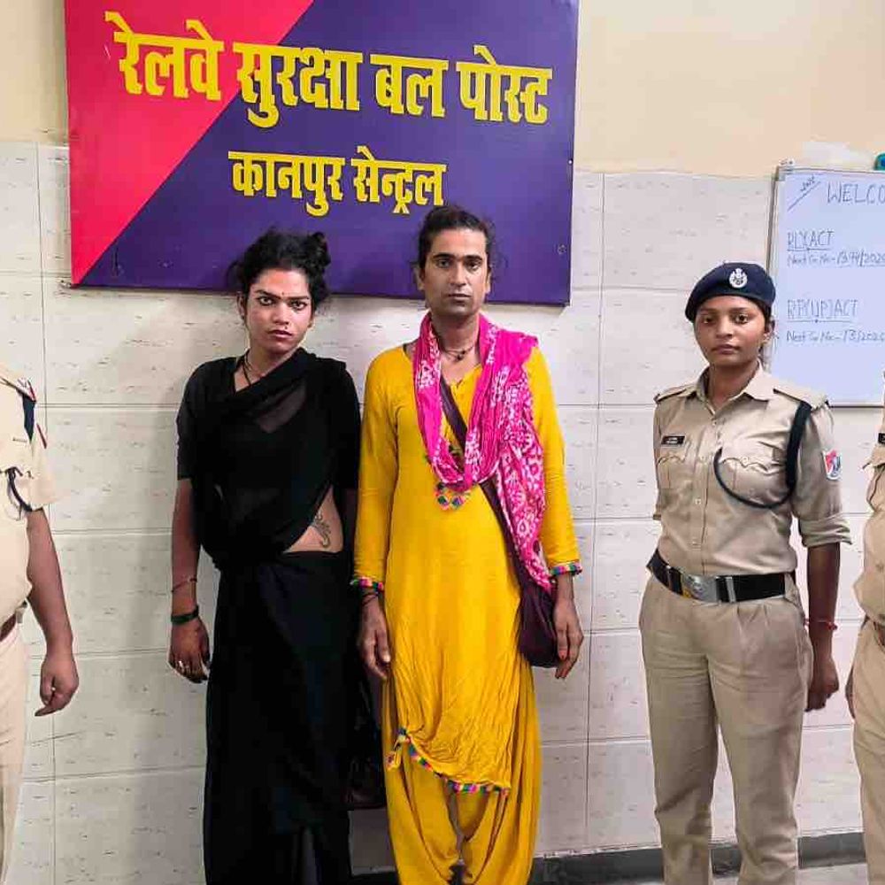 कानपुर सेंट्रल पर दो किन्नर गिरफ्तार:यात्रियों को परेशान करने के आरोप में पकड़ा