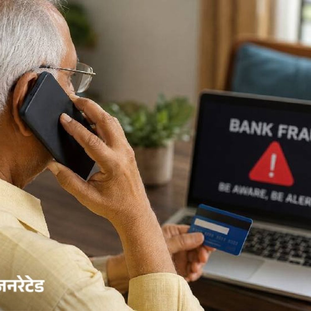 
                 इंदौर में रिटायर्ड बैंक मैनेजर से ठगी:योनो एप के लिए कॉल कर 80 साल के बुजुर्ग को बनाया शिकार 
            