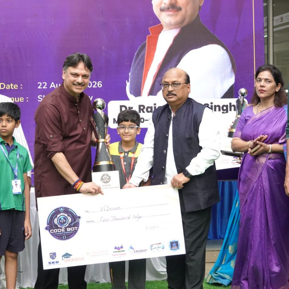लखनऊ में कोड बॉट चैंपियनशिप:विद्यार्थियों ने रोबोटिक्स, कंप्यूटर प्रोग्रामिंग और एआई में दिखाई प्रतिभा; 16 सम्मानित