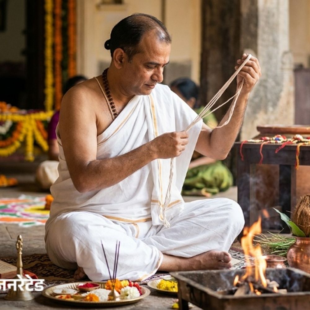 28 अगस्त को सावन पूर्णिमा:रक्षाबंधन पर जनेऊ बदलने की परंपरा है, जीवन में अनुशासन बनाए रखने का संदेश देती है जनेऊ