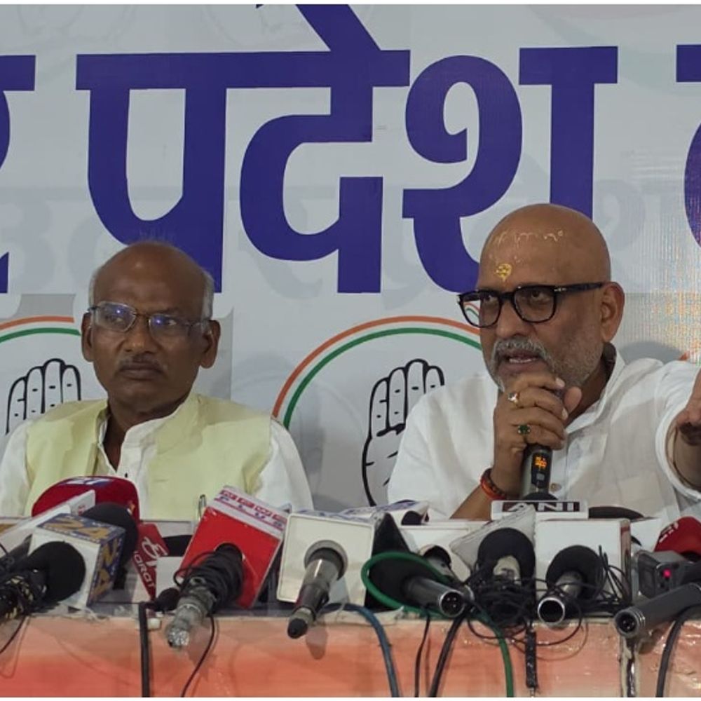 अजय राय लडै़या है, आपकी तरह रोने वाला नहीं:कांग्रेस अध्यक्ष बोले- 'सीएम के संरक्षण में राजू दास ने निषाद समाज को दी गालियां