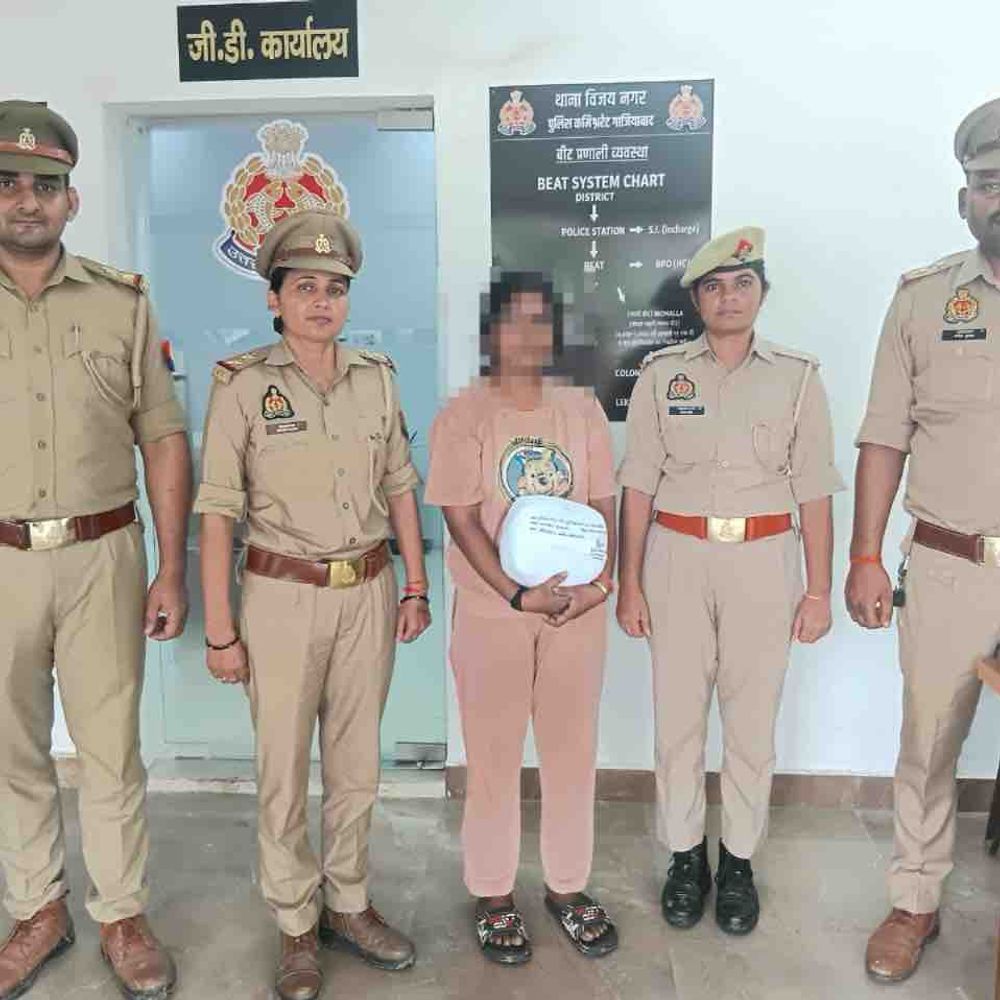 विजयनगर में ड्रग्स तस्करी में महिला गिरफ्तार:पुलिस ने 'ऑपरेशन प्रहार' के तहत 1 किलो 190 ग्राम ड्रग्स बरामद किया