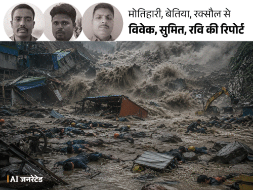 रानी के पापा, बहुत तेज पानी आवता...:नेपाल से बेतिया लौटे युवक ने कहा- हर जगह लाशें बह रह थी, जानिए जिंदा लौटे लोगों की कहानी