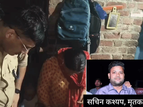 BJP नेता सचिन कश्यप के हत्यारों का एनकाउंटर हो:बरेली में साथी नेता बोले- कार्यकर्ता सुरक्षित नहीं, 3 दिन बाद भी पुलिस के हाथ खाली