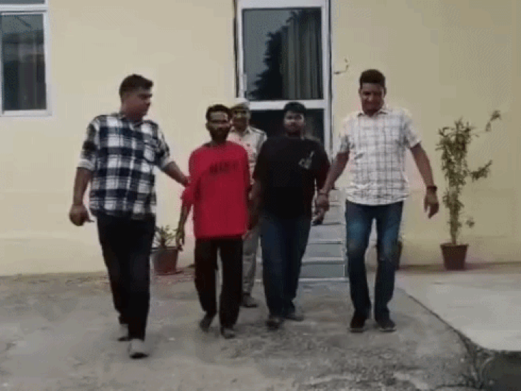 उदयपुर में गैस सप्लायर से 22 हजार लूटने वाले गिरफ्तार:बलिचा हाईवे पर चाकू दिखाकर की थी लूट, तीन दर्जन मुकदमों वाला हिस्ट्रीशीटर भी पकड़ा