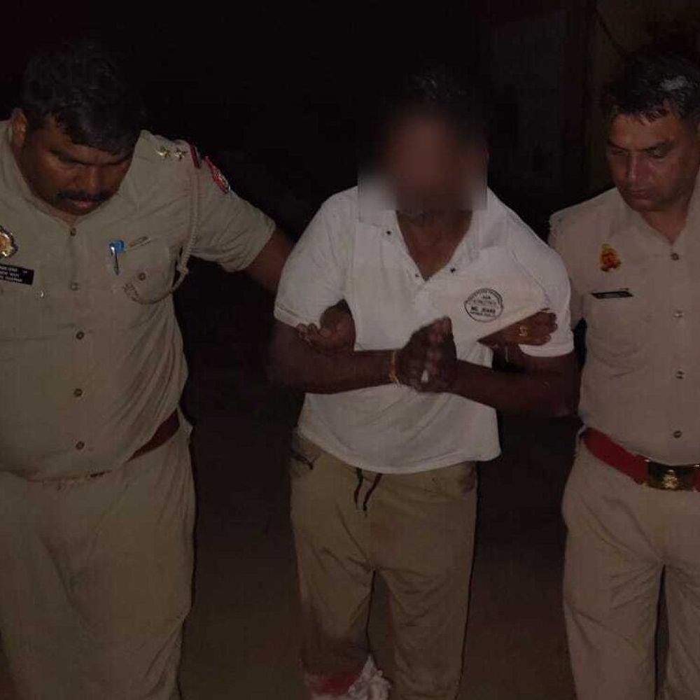 सहारनपुर पुलिस की रेपिस्ट से मुठभेड़...अरेस्ट:नाबालिग से रेप करने के मामले में चल रहा था फरार, दो बार पुलिस टीम पर की फायरिंग