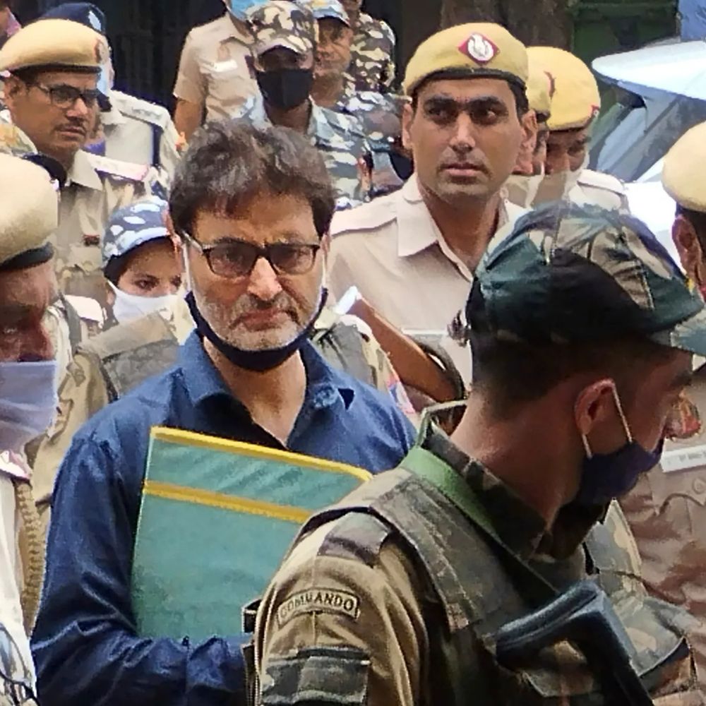 यासीन मलिक ने अपने लिए फांसी मांगी:कश्मीरी पंडित की हत्या में शामिल होने से इनकार किया; पत्नी को भी तलाक देंगे