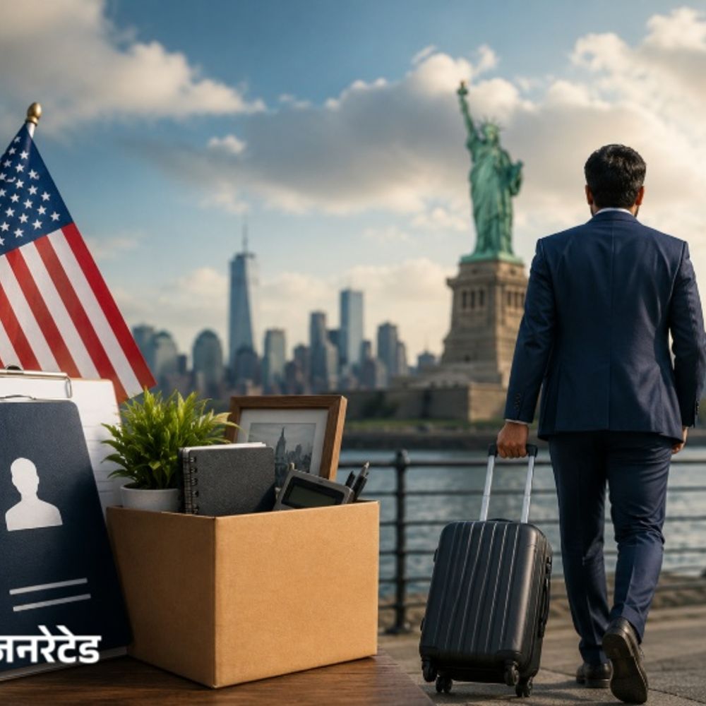 H-1B वीजा पर भारतीय प्रोफेशनल्स के लिए नया संकट:नौकरी गई तो 60 दिन की मोहलत भी खत्म हो सकती है, अमेरिका छोड़ना पड़ेगा
