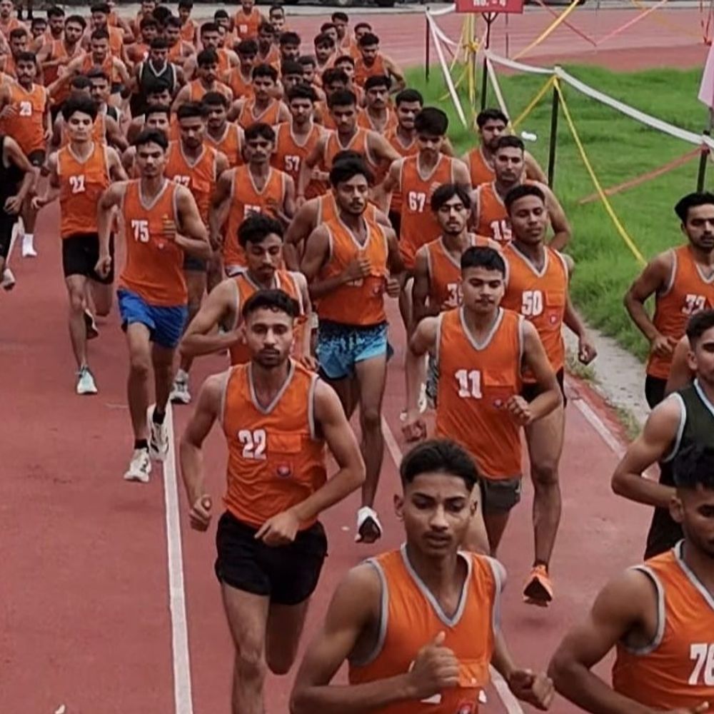 सहारनपुर अग्निवीर भर्ती में 560 अभ्यर्थियों ने पास की रनिंग:790 में से 710 अभ्यर्थी पहुंचे, स्टेडियम में मुरादाबाद, मुजफ्फरनगर, रामपुर, सहारनपुर और शामली के युवाओं ने लिया हिस्सा