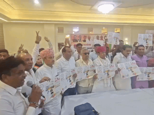 कांग्रेस का दावा-36 साल का कुशासन खत्म होगा:अजमेर जिलाध्यक्ष बोले- हमारे पार्षद सच्चे जनसेवक बनकर करेंगे काम; जानें क्या है घोषणा पत्र