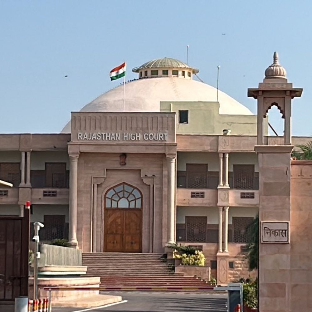 राजस्थान हाईकोर्ट के भवन निर्माण में खामियों का मामला:निर्माण करने वाली कंपनी के 4 प्रतिनिधि गिरफ्तार, साल 2024 में दर्ज हुआ था मामला