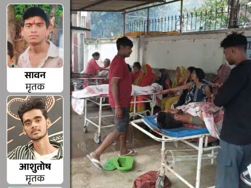 भागलपुर- सड़क हादसे में बाइक सवार 3 दोस्तों की मौत:बारिश के बीच बस ने मारी टक्कर; घर वाले बोले-5 घंटे बाद मिली मौत की खबर