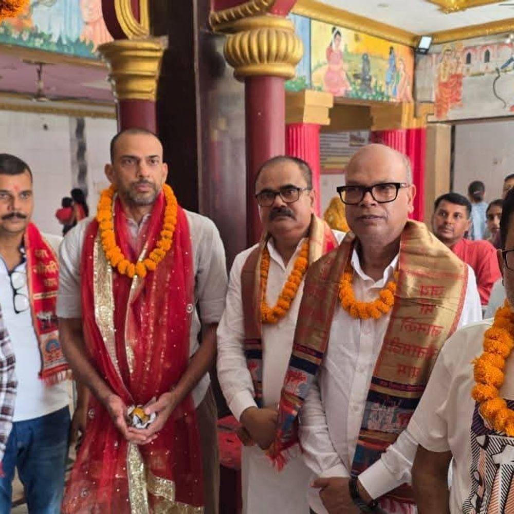 अल्लावरू बोले-'संगठन को बूथ स्तर तक मजबूत करें':कांग्रेस प्रभारी-प्रदेश अध्यक्ष ने जानकी मंदिर में संगठन को मजबूत करने का लिया संकल्प