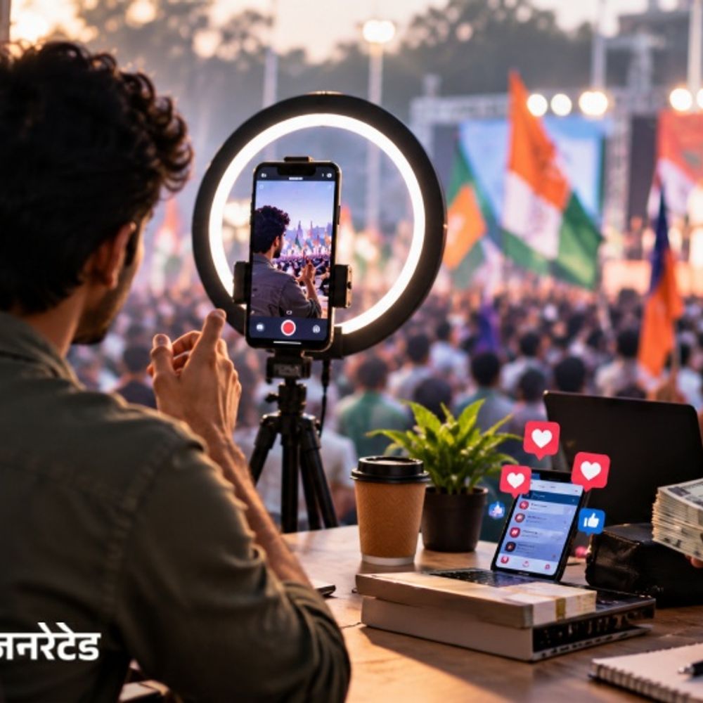 सोशल मीडिया पर पॉलिटिकल प्रचार का ट्रेंड:एक रील के मिलते हैं ₹50 हजार, स्थानीय इंफ्लूएंसर पार्टियों के रडार पर