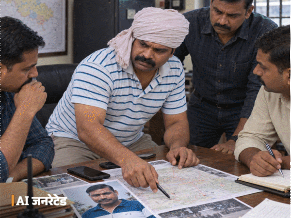 पंक्चर की दुकान में थाना प्रभारी बने मजदूर:एक साल से फरार था पत्नी का हत्यारा, गमछा और चप्पल पहनकर बुना जाल