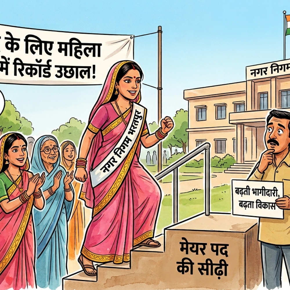 मेयर पद महिला के लिए आरक्षित हुआ तो अब 65 में से 47 वार्डों में महिलाएं मैदान में