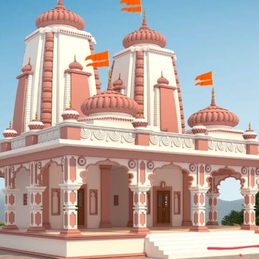 बांसगांव के राम-जानकी व राधा-कृष्ण मंदिर का शिलान्यास:200 साल पुराने मंदिर का होगा कायाकल्प, 15 सितंबर से नए भवन का निर्माण