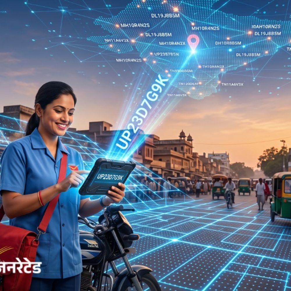 अब डिजिपिन से होगी हर लोकेशन की डिजिटल पहचान:भारतीय डाक ने लॉन्च किया, पिन कोड की तरह 10 अक्षरों और अंकों का कोड होगा