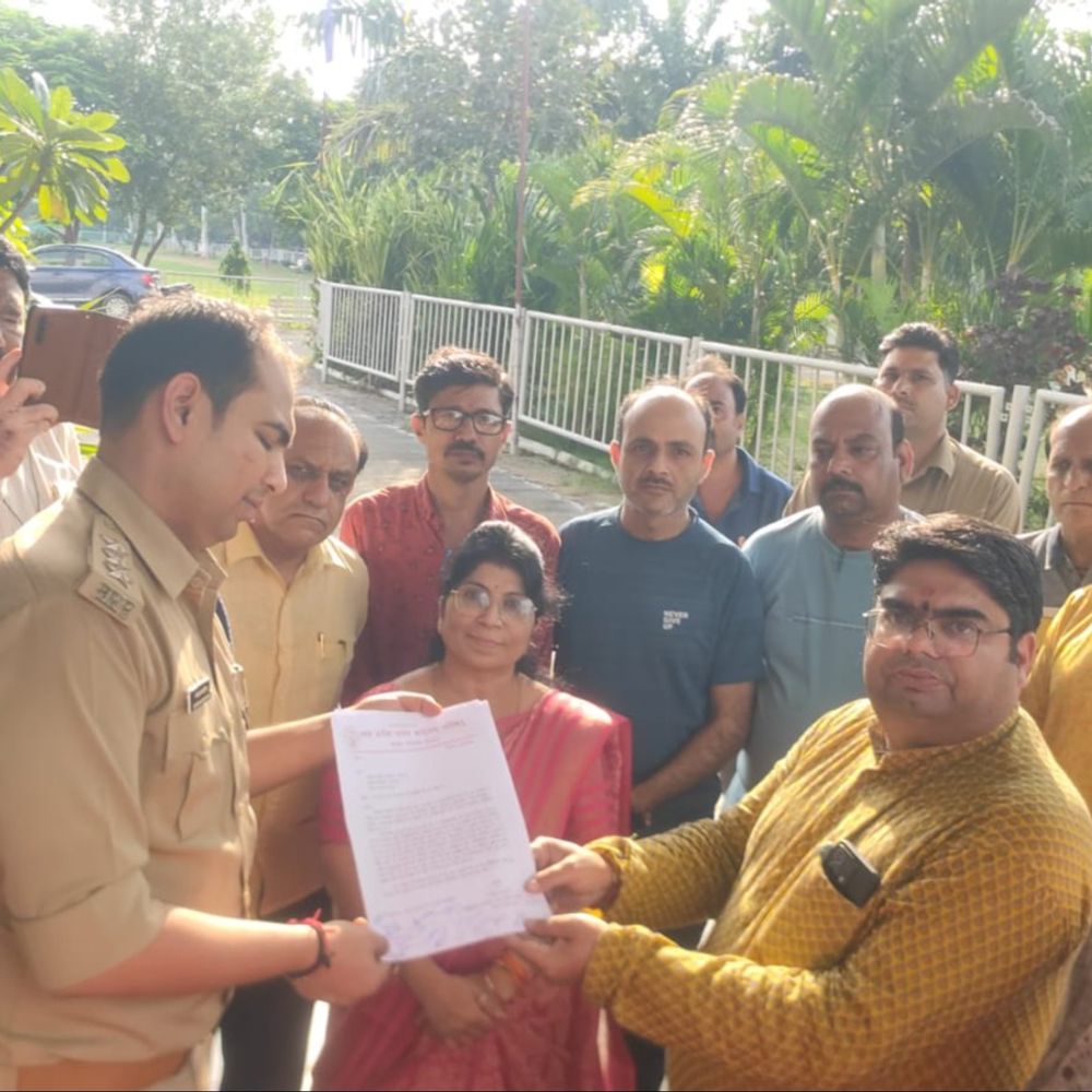 संत कमल किशोर नागर को सुरक्षा देने की मांग:झाबुआ में मिला था धमकी भरा पत्र; नागर ब्राह्मण समाज ने पुलिस से कार्रवाई की मांग की
