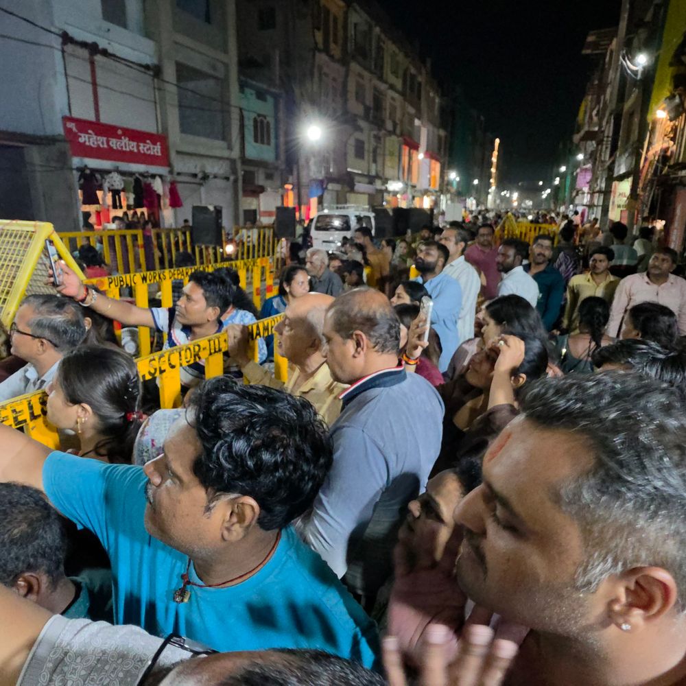 खड़े हनुमान मंदिर पहुंचीं साध्वी हर्षानंद गिरि:सद्बुद्धि हनुमान महायज्ञ करेंगी, प्रतिमा नहीं हटाने और मंदिर निर्माण की मांग
