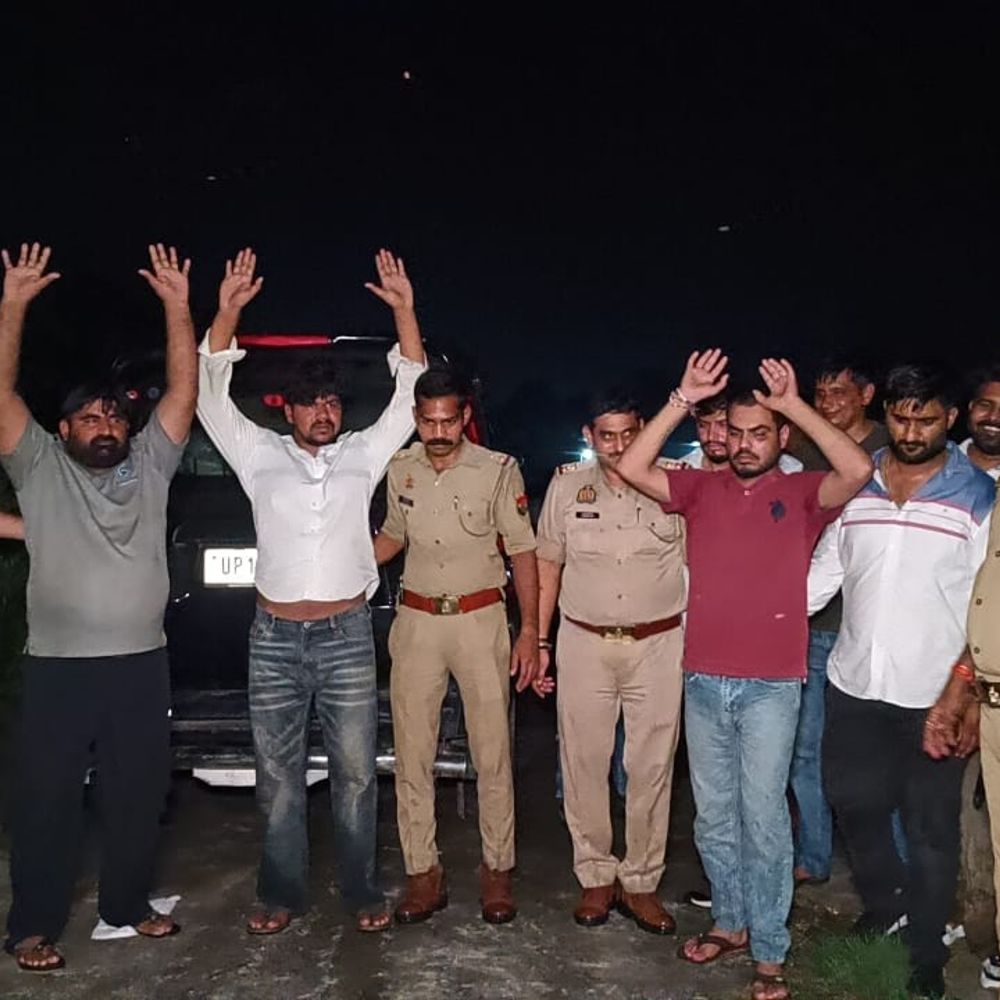 मुजफ्फरनगर में बिजली चोरी गिरोह का खुलासा:मुठभेड़ में 3 बदमाशों को लगी गोली, 6 गिरफ्तार; 125 किलो एल्युमिनियम पार्ट्स बरामद