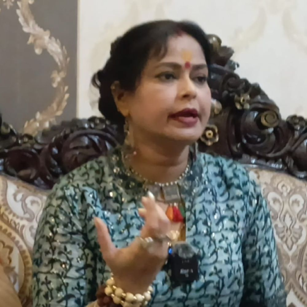 सहारनपुर में रोहिणी पर भड़कीं अभिनेत्री उर्मिला सनावर:बोलीं- वह दलित समाज को बांट रही, चंद्रशेखर ने अगर गलत किया है तो कोर्ट जाएं