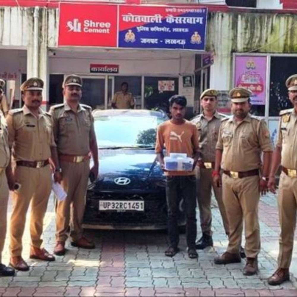चाबी मिली तो बारादरी के पीछे से चुरा ली कार:परिचित से मिलने पंहुचा था, परिवार के अमेरिका में होने की जानकारी पर बनाई योजना