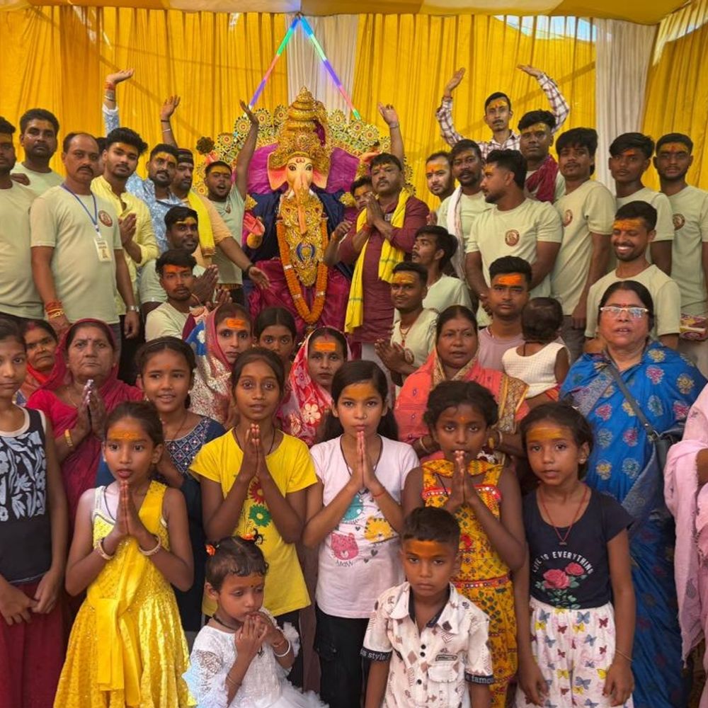 गणपति महोत्सव का शुभारंभ, पांच दिनों तक होगा महाप्रसाद का वितरण