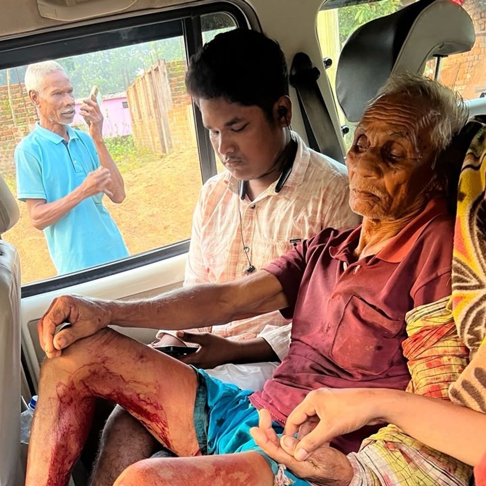 मरवाही में भालू ने बुजुर्ग पर हमला किया:जंगल से लौटते समय हादसा; जिला अस्पताल में इलाज जारी