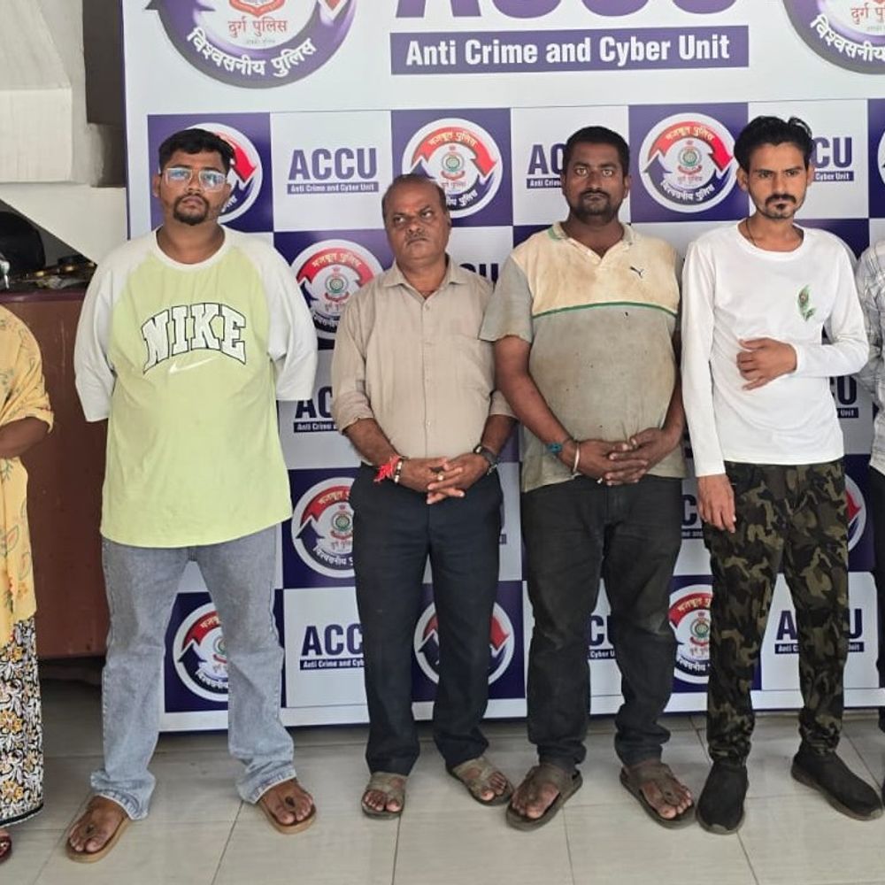 2 से 15 हजार कमीशन लेकर दिए थे बैंक एकाउंट:पुलिस ने साइबर ठगी की रकम घुमाने वाले 6 खाताधारक को किया गिरफ्तार, खातों से लाखों रुपए का संदिग्ध लेनदेन