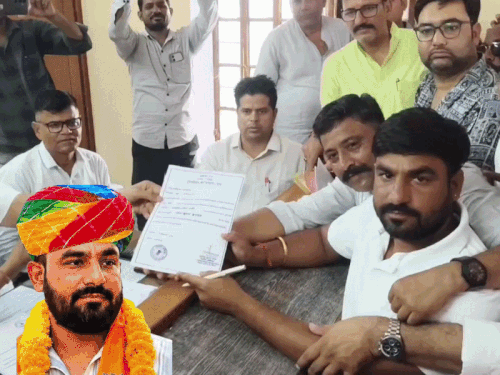 पलसाना के पहले चेयरमैन बने बीजेपी के नरेश कुमावत:कमला कुमावत की फॉर्म वापसी के बाद निर्विरोध चुने गए; भाजपा के 14 पार्षद बने थे