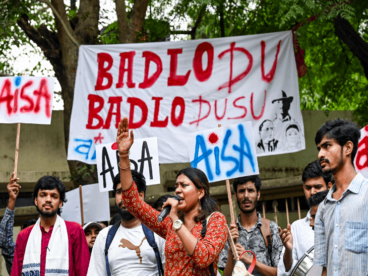 DU छात्र संघ चुनाव-CJP प्रोटेस्ट के बाद पहला जेन-जी इलेक्शन:सत्य निकेतन हॉस्टल हादसा बड़ा मुद्दा; स्टूडेंट्स बोले- हॉस्टल और छात्राओं की सुरक्षा सबसे जरूरी