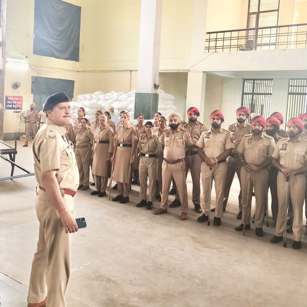 फरीदकोट मॉडर्न जेल में 100 पुलिसकर्मियों का सर्च ऑपरेशन:SP की निगरानी में हर जगह ली तलाशी; अभियान को पूरी तरह रखा गोपनीय
