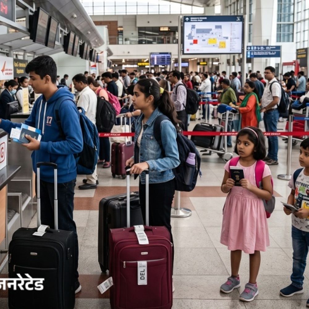 सरकार ने बच्चों के पासपोर्ट से जुड़े नियम बदले:15 साल से छोटे बच्चों का पासपोर्ट 5 साल तक वैध, 18 के हुए तो रिन्यू होगा