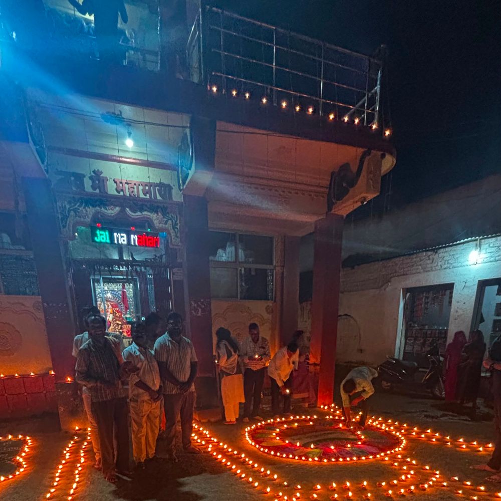 5302 दीपों से जगमगाया क्षेत्र, सेवा संकल्प अभियान के तहत आयोजन