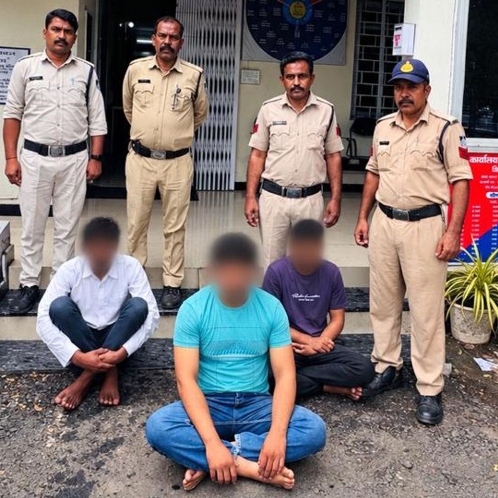 मंदसौर में 50 लाख की MD ड्रग्स और डोडाचूरा पकड़ा:3 तस्कर गिरफ्तार, 526 ग्राम MD और 5.640 किलो डोडाचूरा बरामद