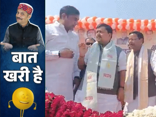 नितिन नवीन के स्वागत में बुलडोजर और धक्का परेड:UP बंटवारे को मुद्दा बना रहे राजभर, टेंशन में गुलदस्ते वाले IPS साहब