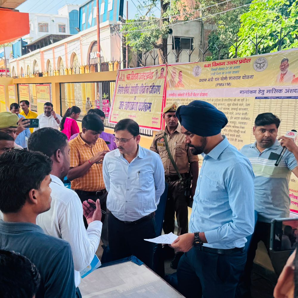 सुल्तानपुर में बनेगा स्थायी लेबर अड्डा:मजदूरों को सुबह 8 बजे से मिलेंगी सुविधाएं, 60 दिन तक रजिस्ट्रेशन और स्वास्थ्य जांच