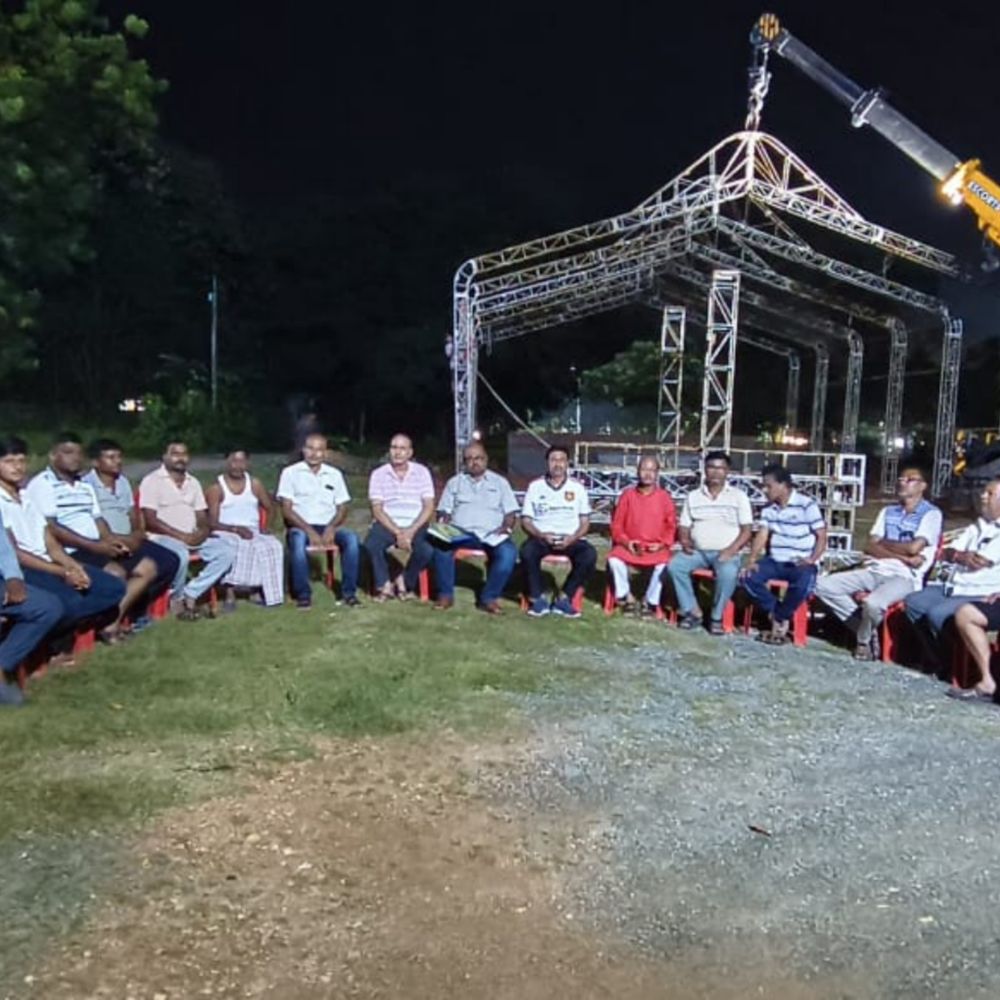 श्रीश्री सनातनी दुर्गा पूजा समिति सरायकेला के तीसरी बार अध्यक्ष बने अजय मिश्रा