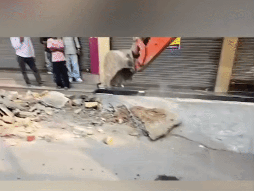 बठिंडा में नगर निगम ने तोड़े अवैध अतिक्रमण:मिड्‌डू मल स्ट्रीट में की कार्रवाई, दुकानदारों ने किया विरोध, फेस्टीवल सीजन आती है कार्रवाई की याद